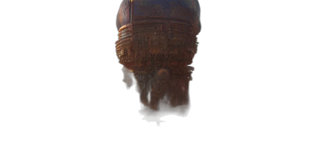 bottle, robot, hat, mask transparent PNG cut-out