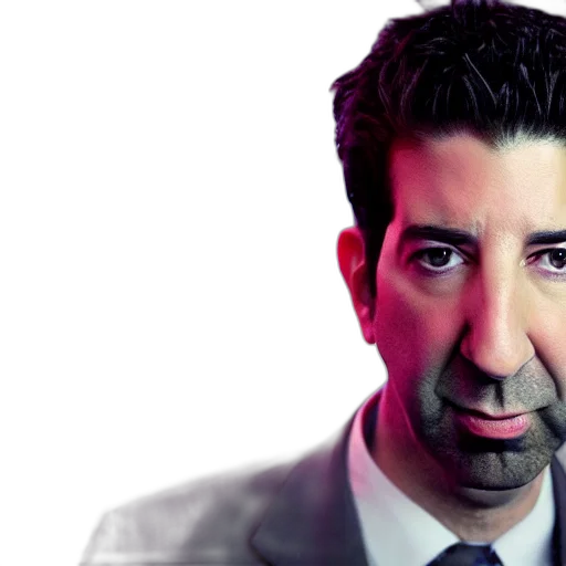 face, photorealistic, david, schwimmer transparent PNG cut-out