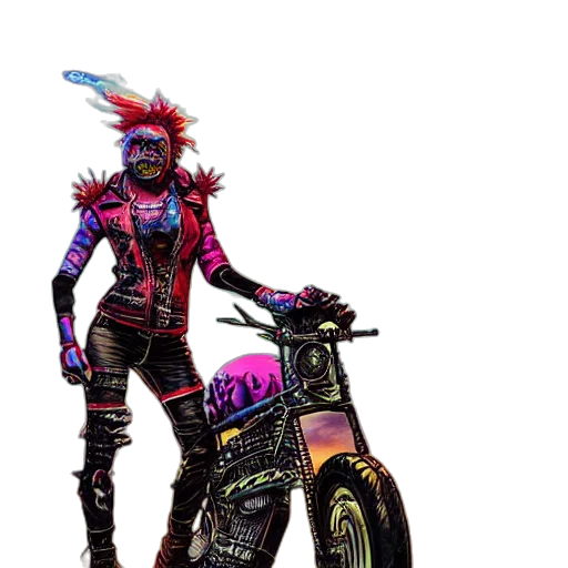 weapon, cyberpunk, concept art, comic book art transparent PNG cut-out