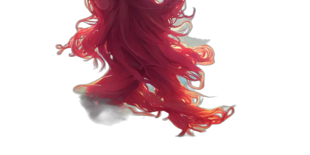 hair, crown, dress, dragon transparent PNG cut-out