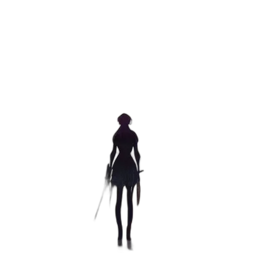 staff, sword, dress, creature transparent PNG cut-out
