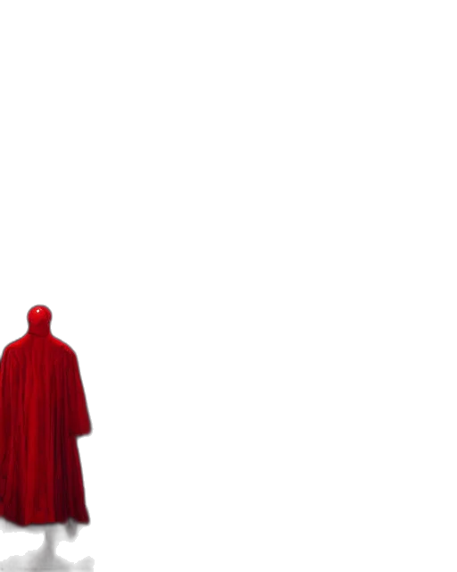 dress, jacket, mask, staff transparent PNG cut-out