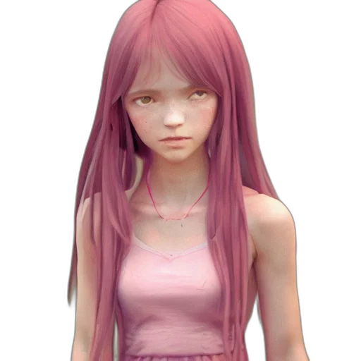 face, dress, creature, hair transparent PNG cut-out