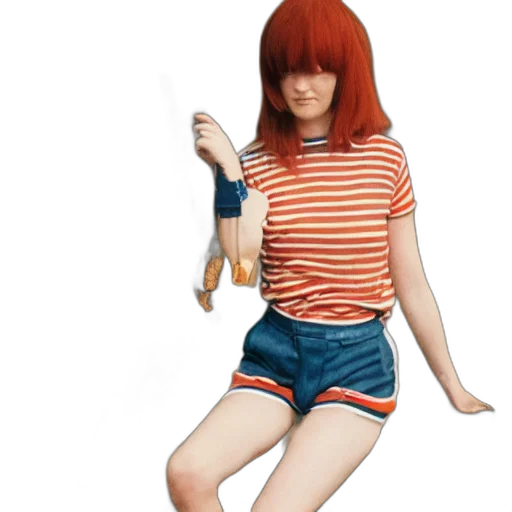 dress, hair, animal, creature transparent PNG cut-out