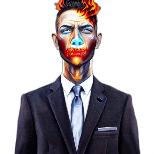 mask, face, jacket, staff transparent PNG cut-out
