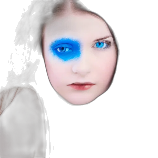 face, mask, creature, hair transparent PNG cut-out