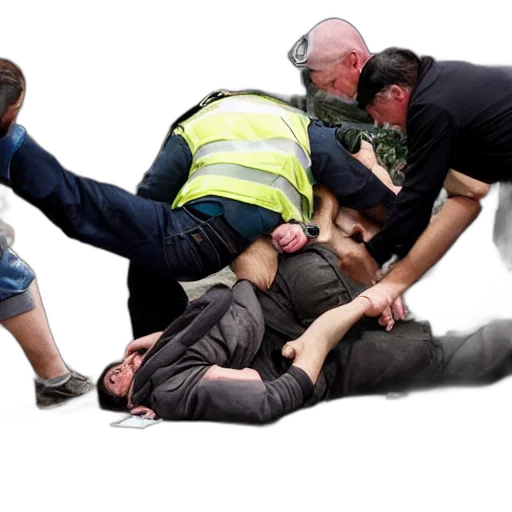 drunks, fall, over, street transparent PNG cut-out