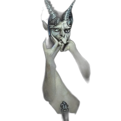 mask, creature, staff, animal transparent PNG cut-out