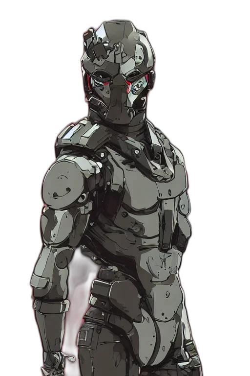 robot, creature, mask, face transparent PNG cut-out
