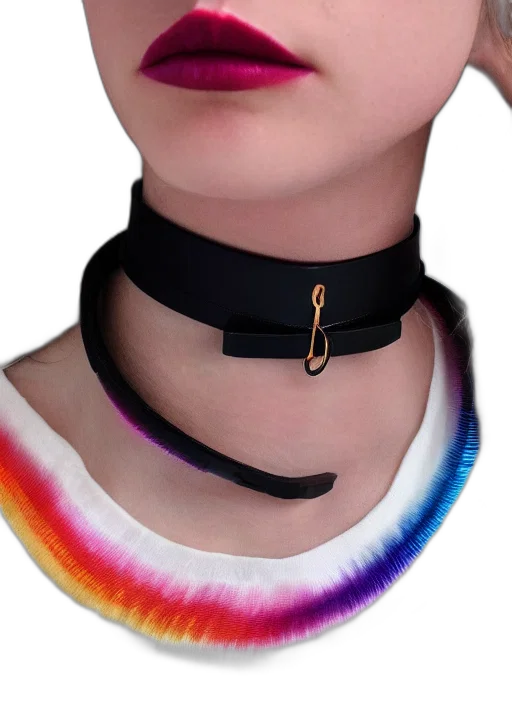 jewelry, staff, crown, hair, cyberpunk, vaporwave, 3d render, neon transparent PNG cut-out