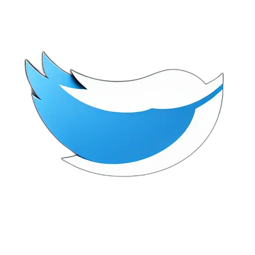 staff, weapon, 3d render, blue, new, better, twitter, logo transparent PNG cut-out