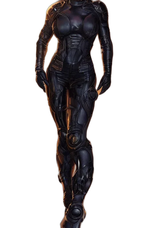 robot, dress, concept art, 3d render transparent PNG cut-out