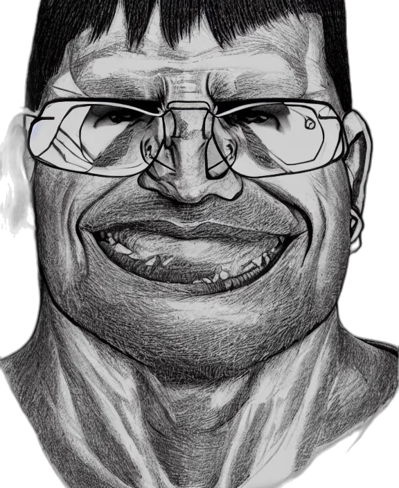 face, mask, staff, creature, pencil sketch, photorealistic, cartoon, comic book art transparent PNG cut-out