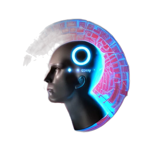 robot, face, mask, staff transparent PNG cut-out