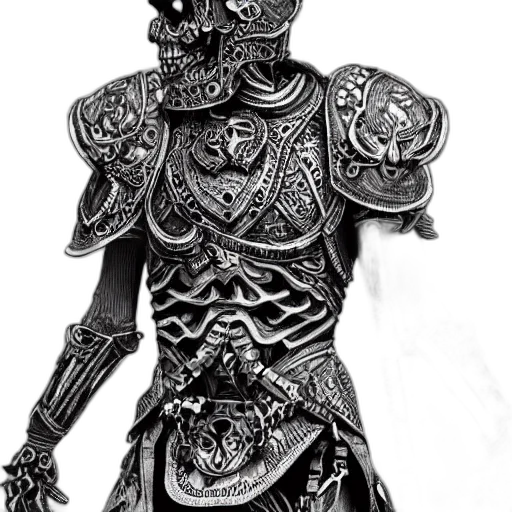 sword, mask, robot, staff, concept art, fantasy art, 3d render, comic book art transparent PNG cut-out