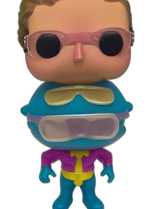 robot, 3d render, vaporwave, colorful, pastel, funko, pop, figure transparent PNG cut-out