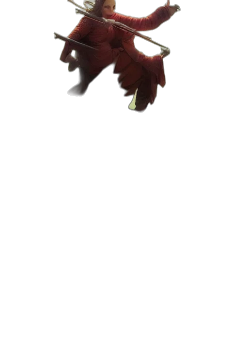 dragon, animal, creature, staff transparent PNG cut-out