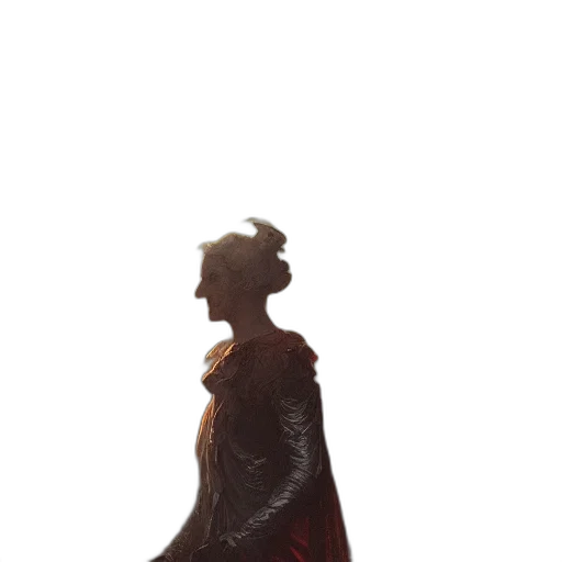 dress, crown, staff, sword, concept art, comic book art, 3d render, fantasy art transparent PNG cut-out