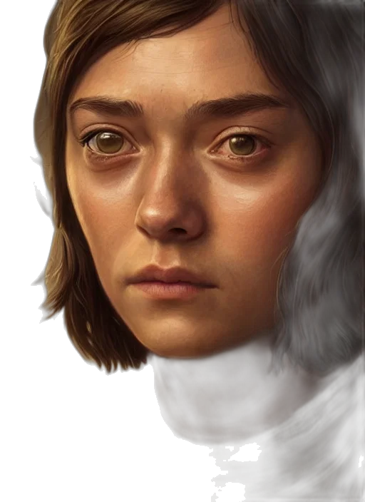 face, hair, crown, robot transparent PNG cut-out