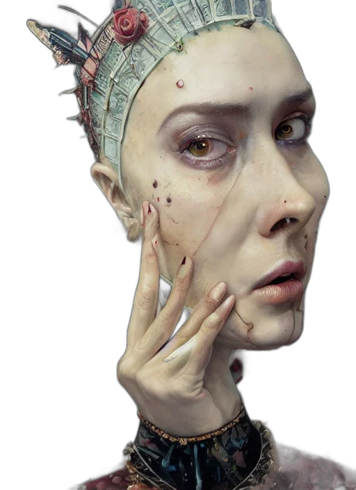 face, robot, mask, jewelry transparent PNG cut-out