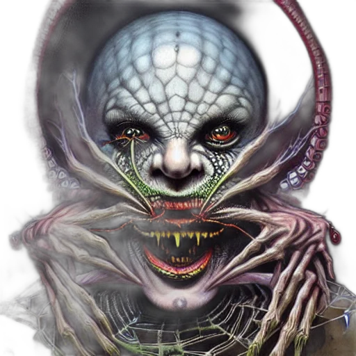 creature, mask, face, concept art transparent PNG cut-out