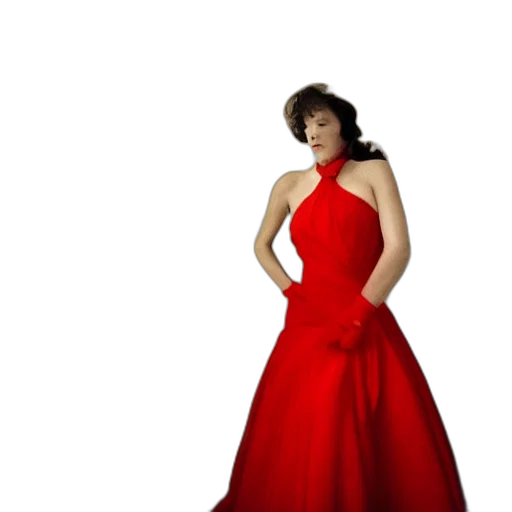 dress, photorealistic, 3d render, concept art, red, photo, woman, arnold transparent PNG cut-out