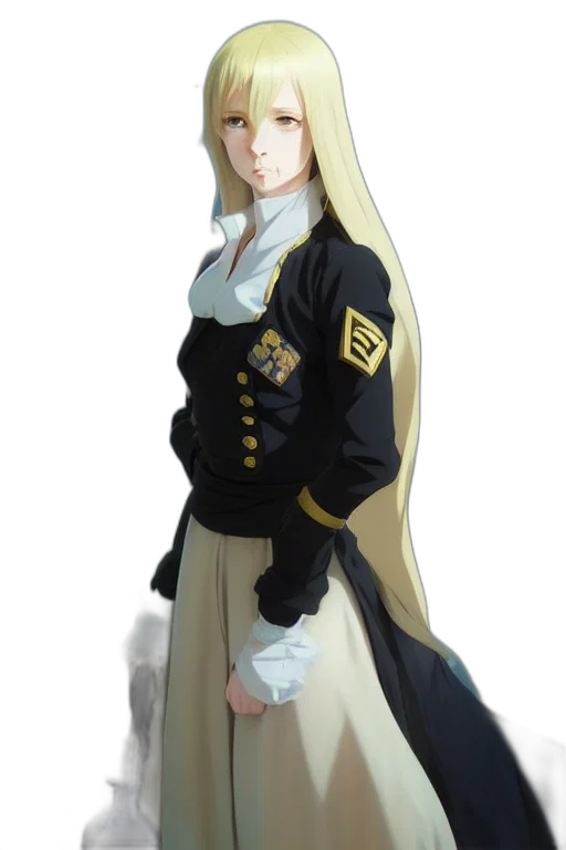 staff, dress, jacket, crown transparent PNG cut-out