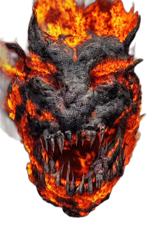 dragon, mask, face, creature transparent PNG cut-out