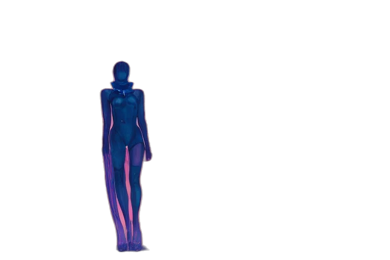 robot, dress, jewelry, staff transparent PNG cut-out