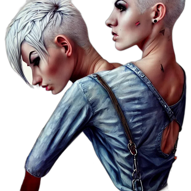 face, jacket, concept art, fantasy art, photorealistic, watercolor, pastel, blue transparent PNG cut-out