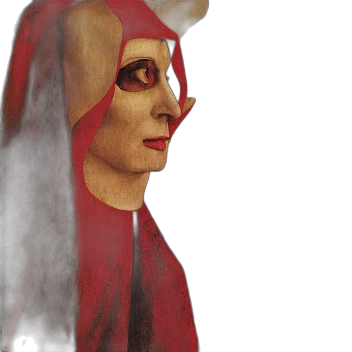 mask, face, creature, staff transparent PNG cut-out
