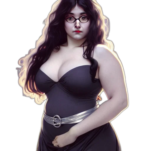 dress, fantasy art, concept art, comic book art transparent PNG cut-out