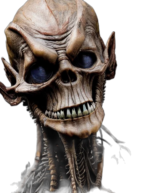 face, mask, creature, robot transparent PNG cut-out