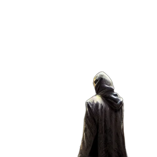 jacket, staff, mask, sword transparent PNG cut-out