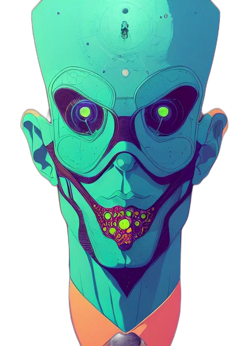 mask, face, creature, robot transparent PNG cut-out