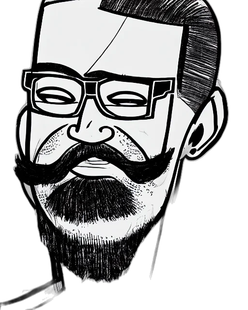 staff, face, cartoon, comic book art transparent PNG cut-out