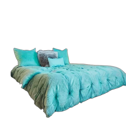 furniture, 3d render, pastel, blue transparent PNG cut-out