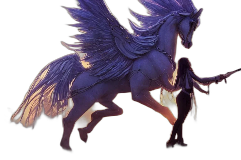 dragon, creature, animal, concept art, fantasy art, anime, watercolor, dark transparent PNG cut-out