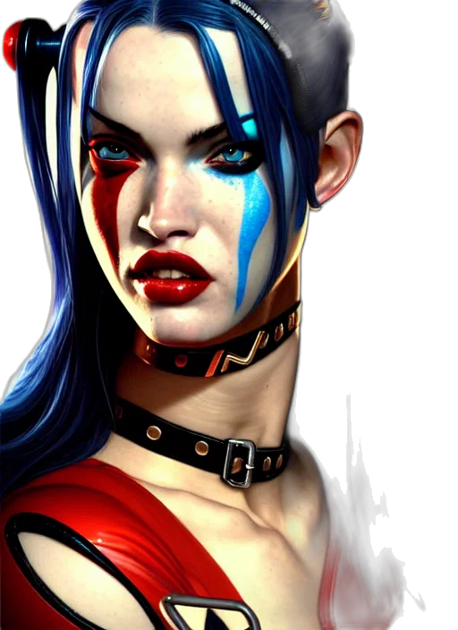 face, mask, fantasy art, comic book art transparent PNG cut-out