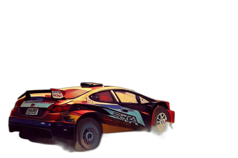 car, concept art, 3d render, pixel art transparent PNG cut-out