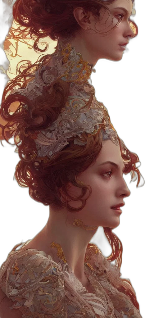 crown, hat, face, hair transparent PNG cut-out