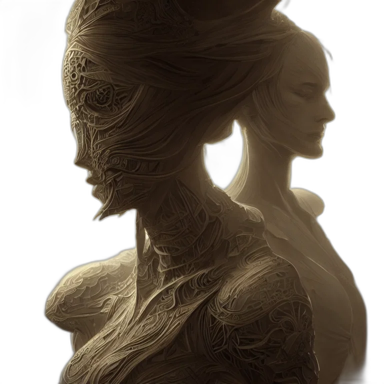 dress, hair, crown, face transparent PNG cut-out