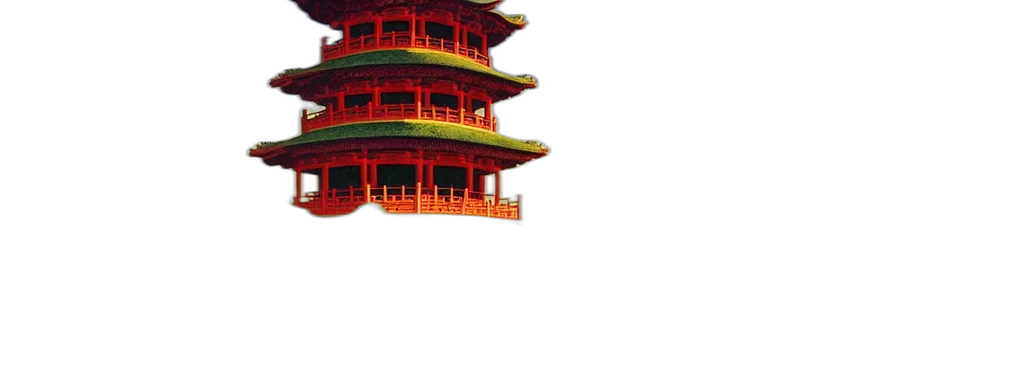 building, dragon, crown, robot, pixel art, 3d render, concept art, photorealistic transparent PNG cut-out