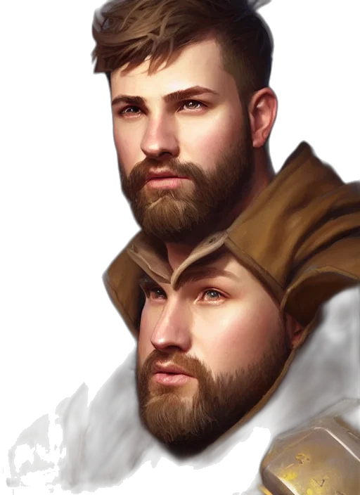 face, fantasy art, photorealistic, concept art transparent PNG cut-out