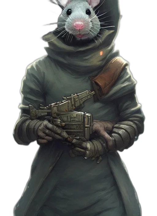 staff, mask, weapon, creature, concept art, fantasy art, comic book art, cyberpunk transparent PNG cut-out