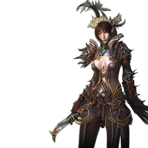 staff, concept art, fantasy art, pixel art, 3d render, dark, monochrome, artwork transparent PNG cut-out