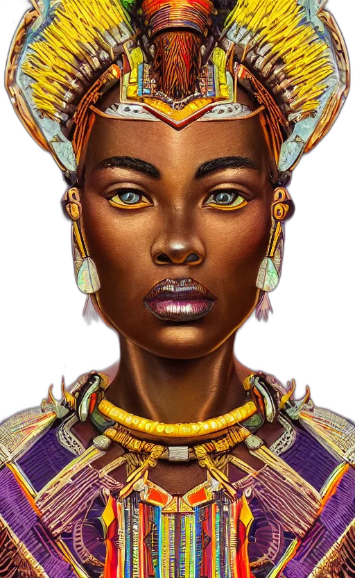 jewelry, face, crown, mask, fantasy art, concept art, photorealistic, comic book art transparent PNG cut-out