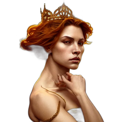 crown, jewelry, face, dress transparent PNG cut-out