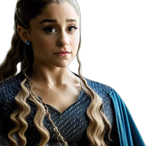 hair, dragon, dress, crown transparent PNG cut-out