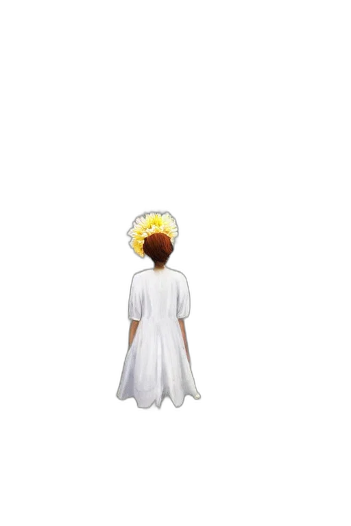 dress, staff, hat, crown transparent PNG cut-out